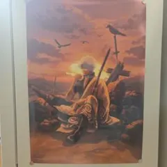 銀魂 坂田銀時 夕焼けとおにぎり A2ポスター