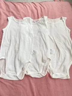 ユニクロ白メッシュ肌着3枚セット90サイズ