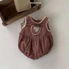 bebeholic ハート ロンパース Sサイズ