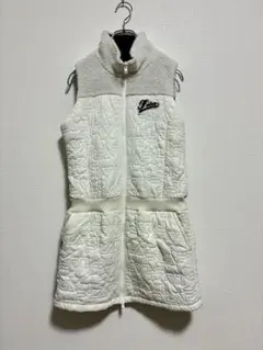 定価16,500円 美品 フィラゴルフ リバーシブル 中綿 ワンピース Mサイズ