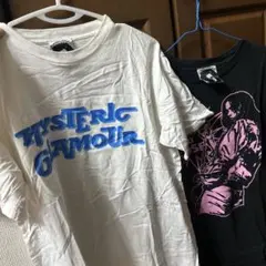 古着屋購入　HYSTERIC GLAMOUR Tシャツ　2枚セット　黒　白