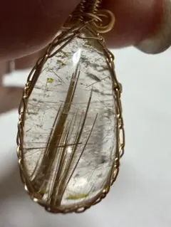 ルチルクォーツ ペンダントトップ 20ct - メルカリ