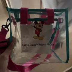 ディズニー　ミッキー クリアトートバッグ　ショルダーバッグ　ディズニーストア