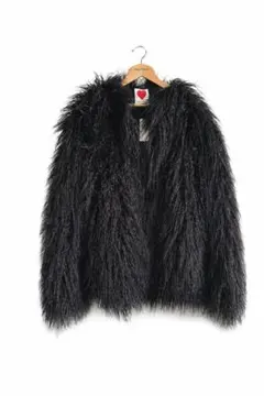 ブラックファーコート HOUSE OF FLUFF ·̩͙꒰ঌ