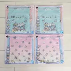 すみっコぐらし　一番くじ　青い月夜のまほうのコ　きんちゃく４点