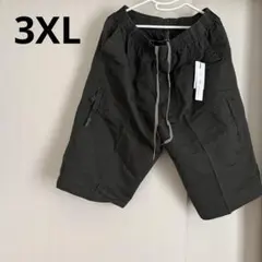 カーゴパンツ 3XL グリーン メンズ ハーフパンツ 半ズボン 作業着