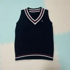 イーストボーイ　ネイビー Vネック スクールベスト サイズ9
