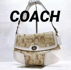 COACH ワンショルダー バッグ アクセサリーポーチ ターンロック★