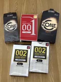 オカモト ゼロワン ゼロツー ZONE コンドームセットのサムネイル