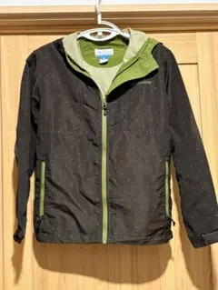 Columbia ダークブラウン グリーン マウンテンパーカー