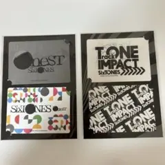 SixTONES ツアーステッカー　トーンインパクト　ワンスト