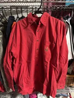 CHAPS RALPH LAUREN 赤 長袖シャツ