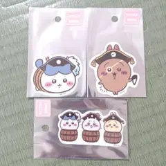 ちいかわアドベンチャー☆クリアステッカー　3種セット★ちいかわハチワレうさぎ