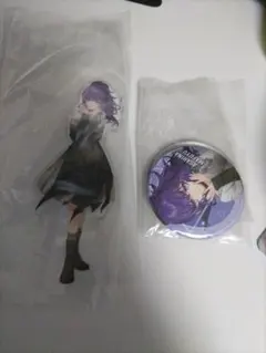 プロセカ　朝比奈まふゆ　セガラッキークジ　アクリルスタンド　缶バッチ