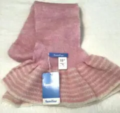 新品 ファミリア モヘア マフラー ピンク モヘヤ