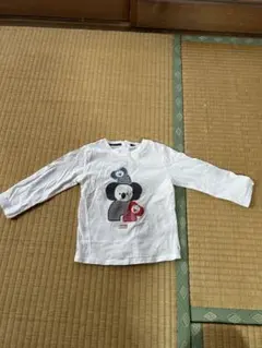 ベビー　Tシャツ　薄長袖　長袖　ホワイト80サイズ　オバイビのサムネイル
