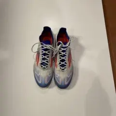 adidas F50 サッカーシューズ ホワイト/ブルー/オレンジ - メルカリ