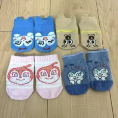 アンパンマン　コキンちゃん　チーズ　ドキンちゃん　靴下　ベビー　9-14