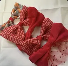 ヘアアクセサリー　ヘッドドレス　ヘッドリボン　髪飾り　七五三　着物　753