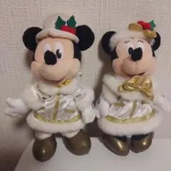 ディズニーぬいぐるみバッチ2006クリスマスファンタジー ミッキー&ミニー