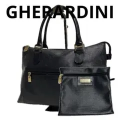 A26 GHERARDINI ハンドバッグ フェイクレザー ブラック