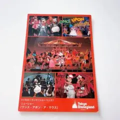 東京ディズニーランド ポストカード ワンスアポンアマウス　レトロ