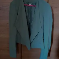 カーキジャケット サイドポケット付き