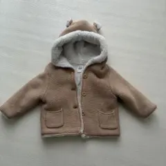 美品　GAP ボアアウター　くま耳　6〜12month 70センチ