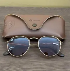 【美品】Ray-Ban RB3447ゴールド サングラス ケース付き