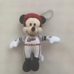 ミッキー ミニー 野球ユニフォーム ぬいぐるみ カープ ぬいぐるみキーホルダー・キーチェーン（ミッキー、ミニー） 広島東洋