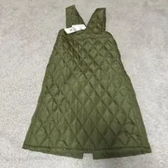 オリーブグリーン ジャンバースカート 120