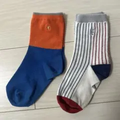 familiar靴下カラフルデザイン14〜16cm2足セット