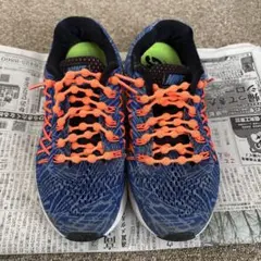 Nike ランニングシューズ ブルー/オレンジ