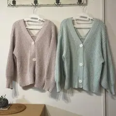 studio CLIP カーディガン2点セット