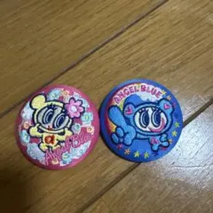 ANGEL BLUE エンジェルブルー 缶バッジ 2個セット