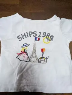 ［値下げ］SHIPS 1989 エッフェル塔 Tシャツ 90のサムネイル