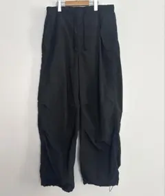 GU パラシュートパンツ ダークグレー L メンズ