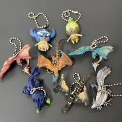 モンスターハンター　キーホルダー　ジンオウガ、リオレウス、ティガレックス　亜種