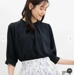 ハニーズ　新品　新作　タグ付き　６分袖フリルブラウス