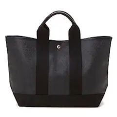 【美品】TOPKAPI スコッチグレイン　トートバッグ　A4可　黒