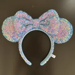 【翌日発送】ディズニー　カチューシャ　ミニー　スパンコール