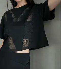 LE CIEL BLEU レースコンビTee Tシャツ　ルシェルブルーのサムネイル