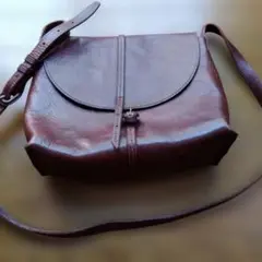 genten ゲンテン レザー ショルダーバッグ ブラウンのサムネイル