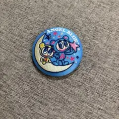 ナルミヤ 刺繍缶バッジ エンジェルブルー ナカムラくん ハナちゃん