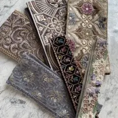 40. インド刺繍リボン　復帰セット