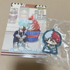 轟焦凍 ラバーキーホルダー&カードセット　オープンスクール絵