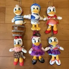 ディズニー ドナルド デイジー ぬいぐるみバッジ ぬいば まとめ売り