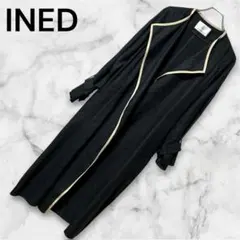 ⭐︎美品  イネド 黒 ブラックレディース ロングコート カシミア100% 9号 2025年最新】ロングコートの人気アイテム - メルカリ