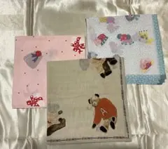 80年代ピンクハウス風 ハンカチ ATSUKI ONISHIまとめ売り