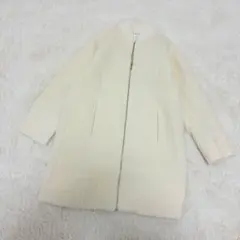 トゥモローランド　マカフィー　ウールジャケット　ボアコート　34 アイボリー